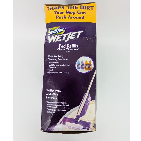NEW SEALED Swiffer WetJet Mopping Pad Refill 36 Cleaning Pads Pads ONLY - Picture 2 of 6
